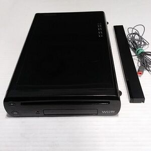 Nintendo Wii U Black Console Model WUP-101(02) With Power Cords *EUC*
